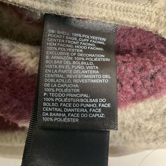 The North Face Aztec Open Cardigan Women SP Crescent Wrap Hooded Sweater Western - Picture 15 of 15